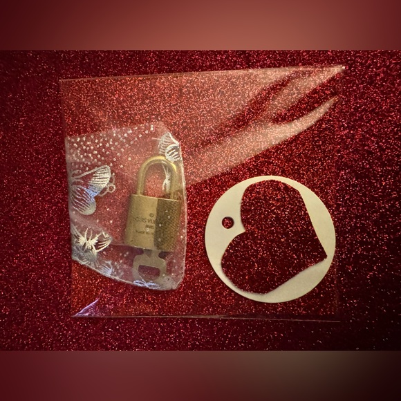 Authentic Louis Vuitton Padlock & Key Set #316 - Picture 3 of 7